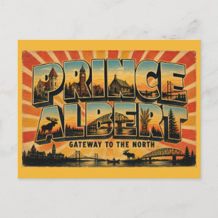 Carte Postale Prince Albert Saskatchewan, porte d'entrée vers le