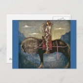 Carte Postale Prince avec oiseau (Devant / Derrière)