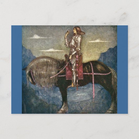 Carte Postale Prince avec oiseau (Devant)