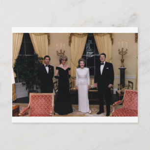 Carte Postale Prince_Charles,_Princess_Diana,_Nancy_Reagan,_et_