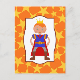 Carte Postale Prince Charming Boy Fête d'anniversaire