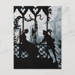 Carte Postale Prince Charming et Princesse