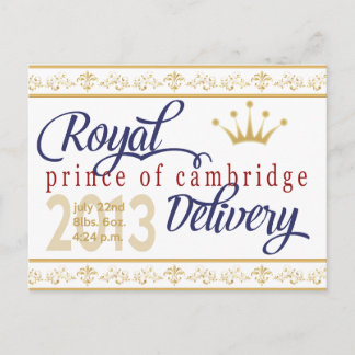 Carte postale Prince de Cambridge