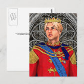 Carte Postale Prince de Conte de Fées (Devant / Derrière)