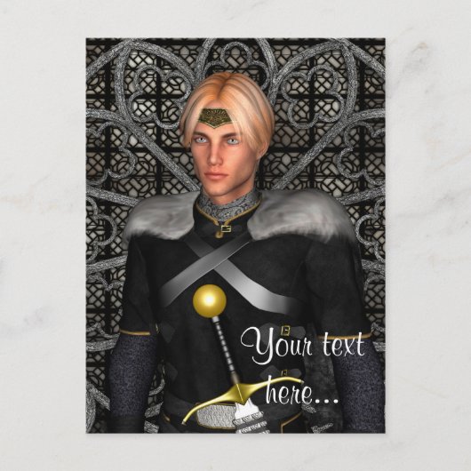 Carte Postale Prince de Conte de Fées (Devant)