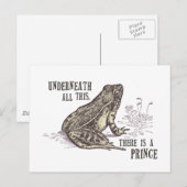 Carte Postale Prince de grenouille (Devant / Derrière)