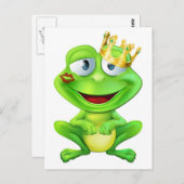 Carte Postale Prince de grenouille baisé (Devant / Derrière)