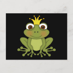 Carte Postale Prince de grenouille de conte de fées avec la