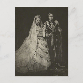 Carte Postale PRINCE EDOUARD et ALEXANDRA #006UK de mariage