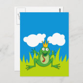 Carte postale Prince Frog 4,25 po x 5,6 po (Devant / Derrière)