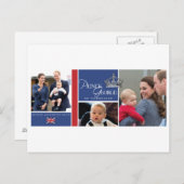 Carte Postale Prince George - William & Kate (Devant / Derrière)