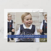 Carte Postale Prince George - William & Kate (Devant / Derrière)