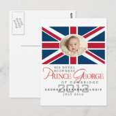 Carte Postale Prince George - William & Kate (Devant / Derrière)