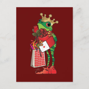 Carte Postale Prince Grenouille des Cœurs