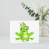 Carte Postale Prince grenouille dessiné (Debout devant)