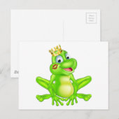 Carte Postale Prince grenouille dessiné (Devant / Derrière)