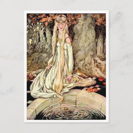 Carte Postale Prince Grenouille Vintage Anne Anderson (Devant)