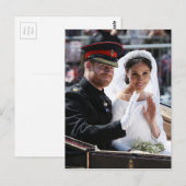 Carte Postale Prince Harry et Meghan Markle Mariage royal (Devant / Derrière)