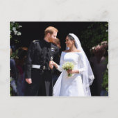 Carte Postale Prince Harry et Meghan Markle Mariage royal (Devant)