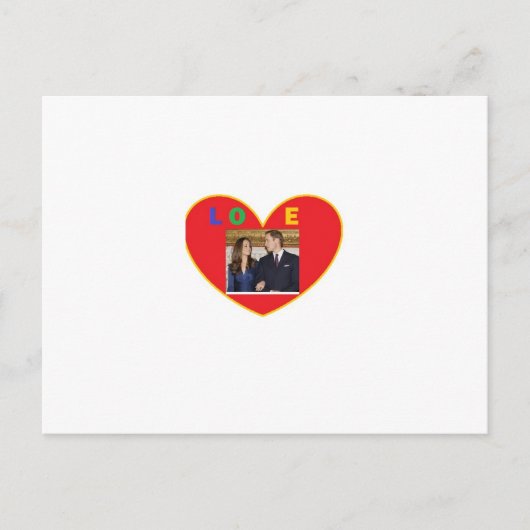 Carte Postale Prince Harry & Kate (Devant)