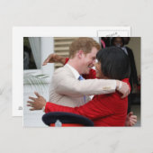 Carte postale Prince Harry & PM Portia Simpson Mil (Devant / Derrière)