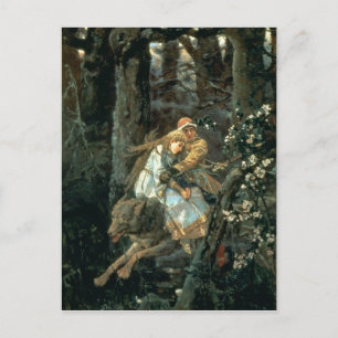 Carte Postale Prince Ivan sur le loup gris, 1889