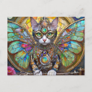 Carte Postale Prince Kitty Chat de la Brigade des papillons