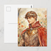 Carte Postale Prince médiéval (Devant / Derrière)