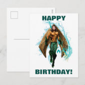 Carte Postale Prince Orin With Aquaman Logo d'Aquaman | (Devant / Derrière)