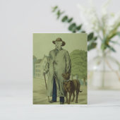 Carte Postale Prince Otto von Bismarck à Friedrichsruh (Debout devant)