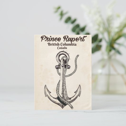Carte Postale Prince Rupert (Colombie-Britannique) Affiche marin (Debout devant)