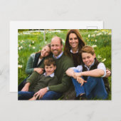 Carte Postale Prince William and family Dec 2025 stylized (Devant / Derrière)