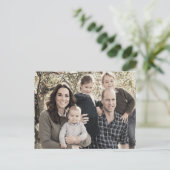 Carte Postale Prince William et famille déc 2018 stylisé (Debout devant)