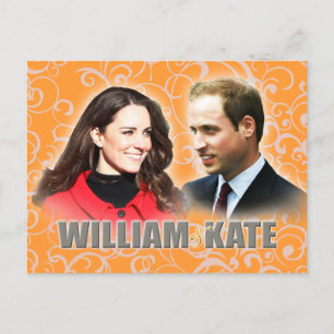 Carte postale Prince William & Kate Middleton