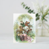 Carte Postale Princes En Robe Rose (Debout devant)