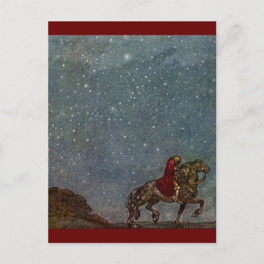 Carte Postale Princes équitation (Devant)