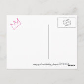 Carte postale Princess (Dos)