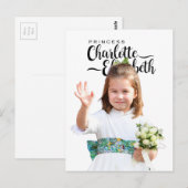 Carte postale Princess Charlotte Elizabeth 6e anni (Devant / Derrière)