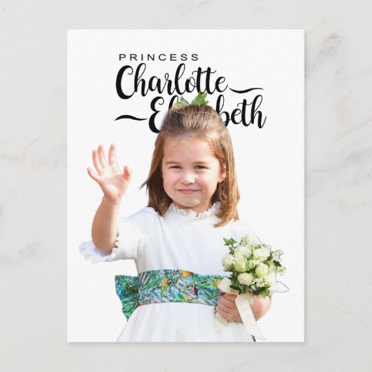 Carte postale Princess Charlotte Elizabeth 6e anni (Devant)