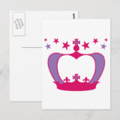 Carte Postale Princess Crown (Devant / Derrière)