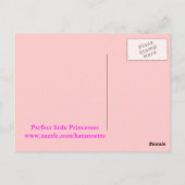 Carte Postale princess facts Card (Dos)