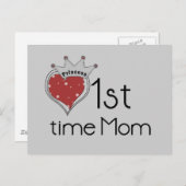 Carte Postale Princess Heart 1st Time Maman Tshirts et cadeaux (Devant / Derrière)