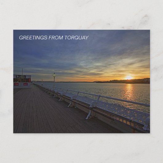 Carte Postale Princess Pier au coucher du soleil (Devant)