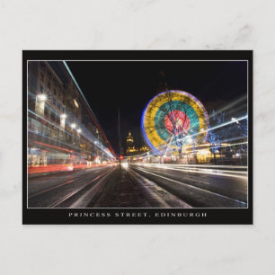 Carte Postale Princess Street, Édimbourg