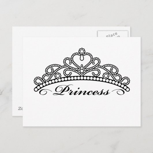 Carte postale Princess Tiara (Devant / Derrière)