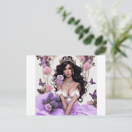 Carte Postale Princesse (Debout devant)