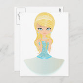 Carte Postale Princesse (Devant / Derrière)