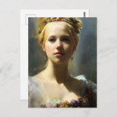 Carte Postale Princesse (Devant / Derrière)