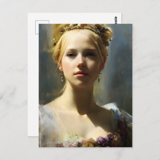 Carte Postale Princesse (Devant / Derrière)