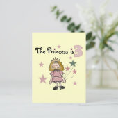 Carte Postale Princesse 3e Anniversaire Tshirts et cadeaux (Debout devant)